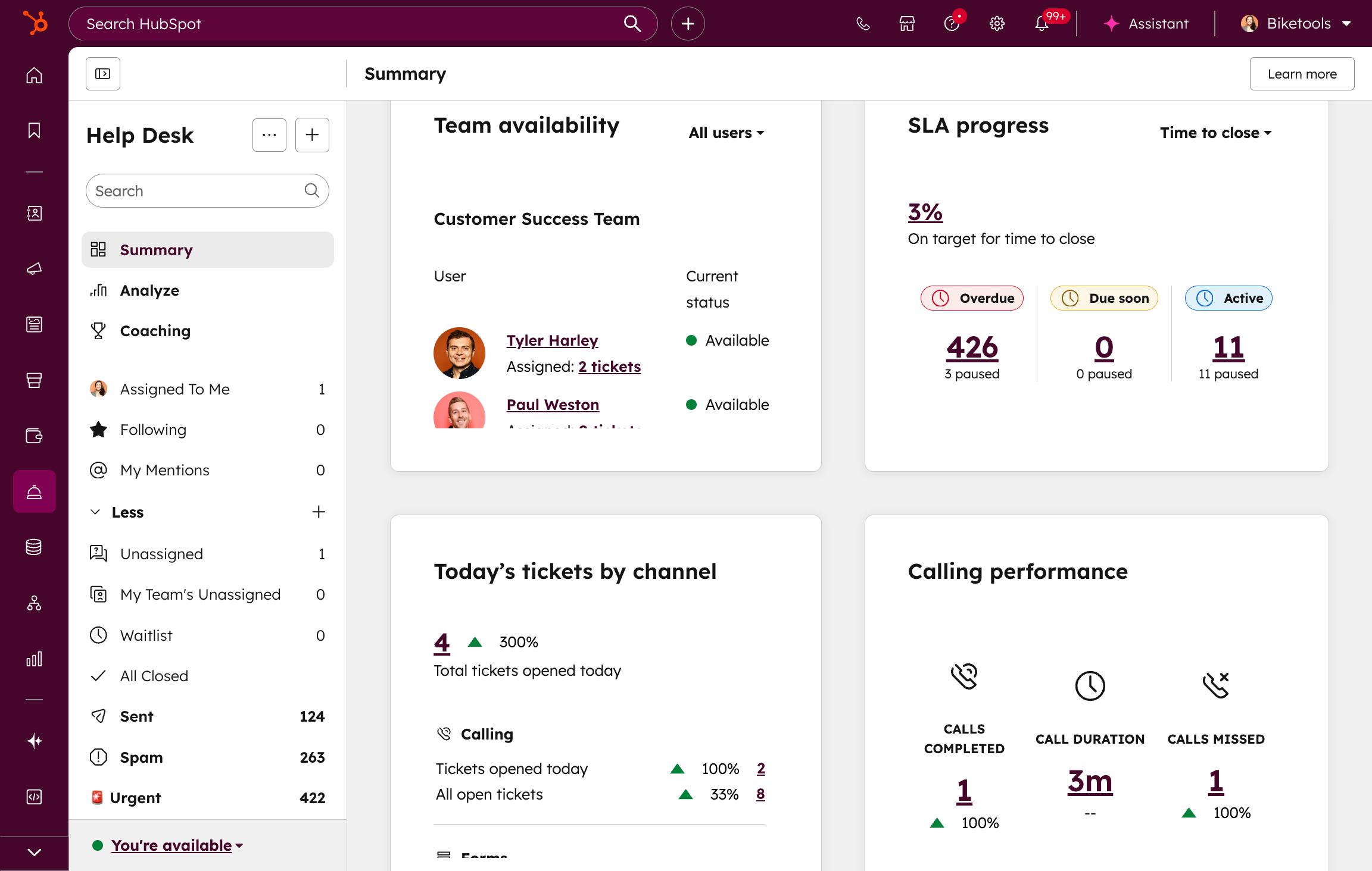 Customer portal CRM - Help Desk