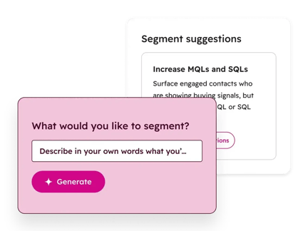 Marketing Hub - Segment Selection + Suggestions@2x