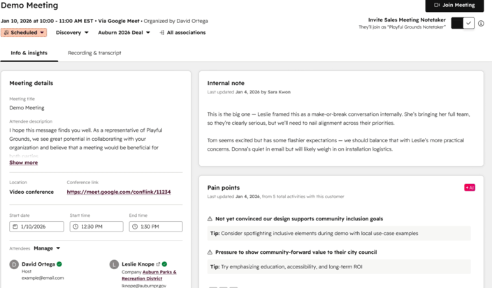 HubSpot Fall Updates Smarter Sales Meeting