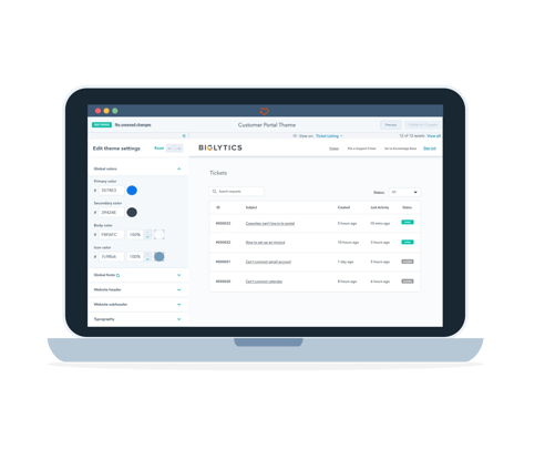 Customer Portal in HubSpot CRM Example