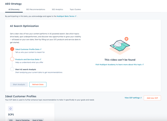 HubSpot Fall Updates AEO