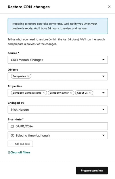 restore-crm-changes