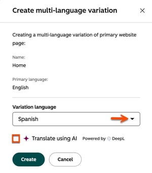 website-and-landing-pages-create-multi-language-variation